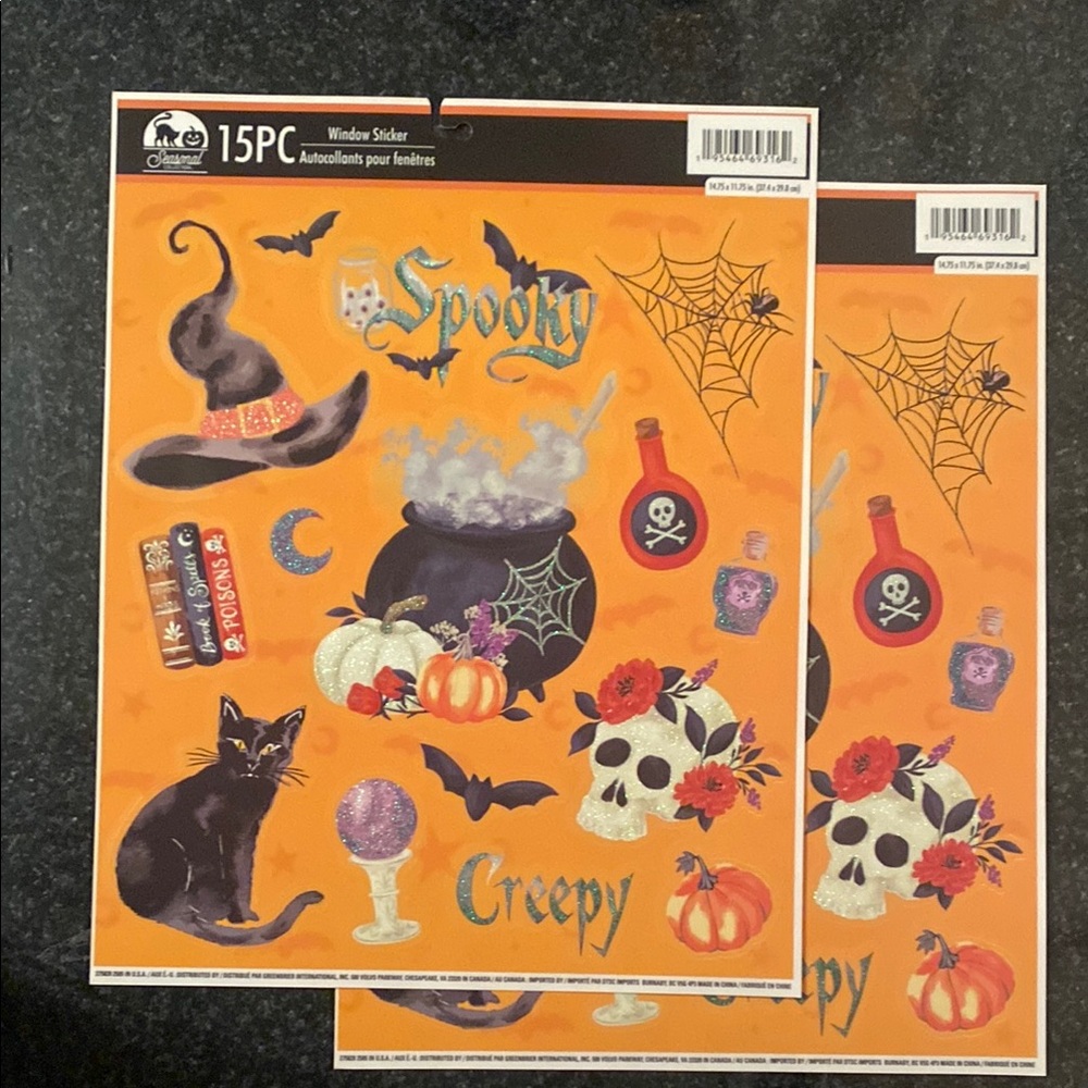 Halloween Window Clings
